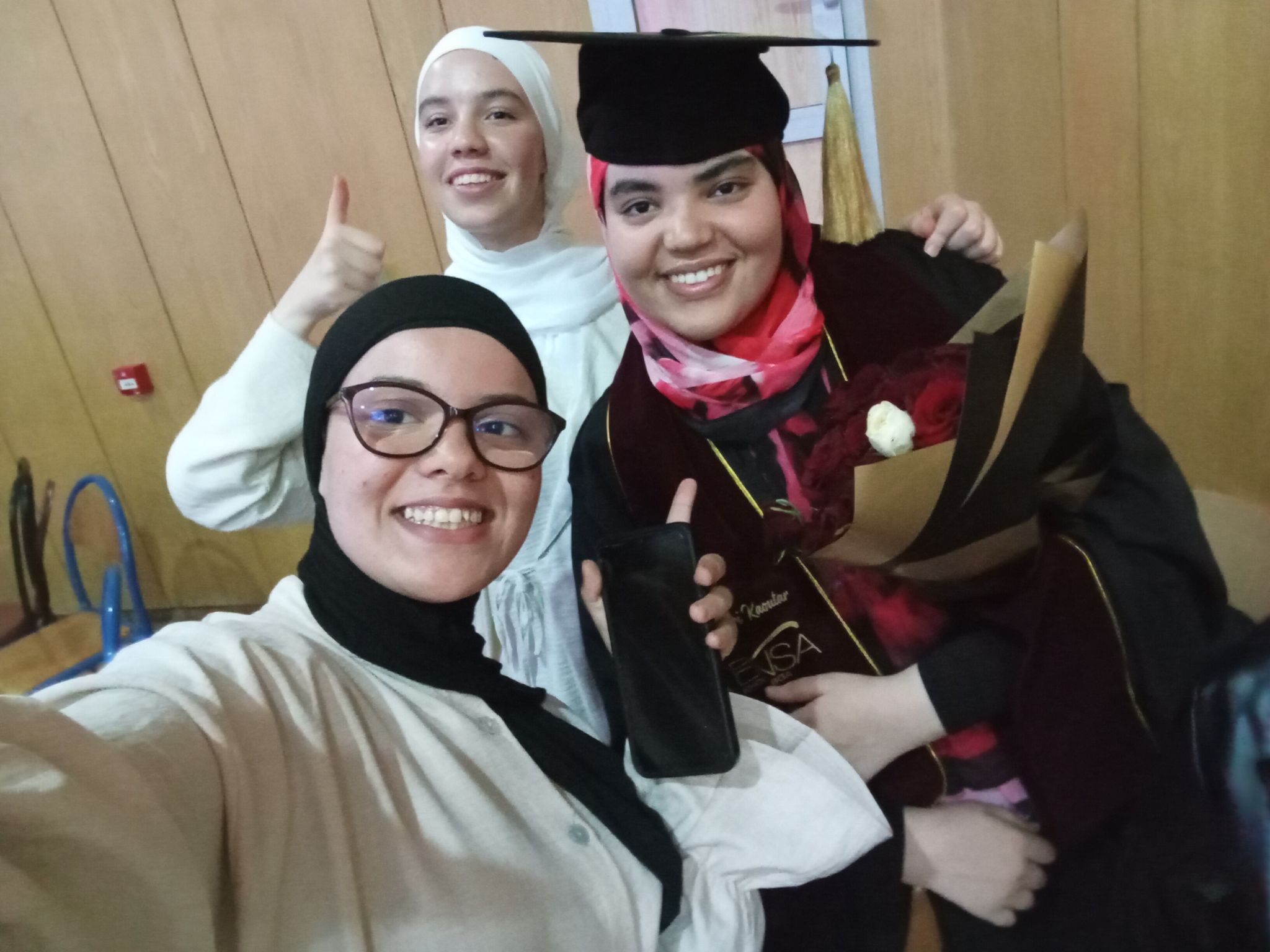 Kaoutar's graduation photo